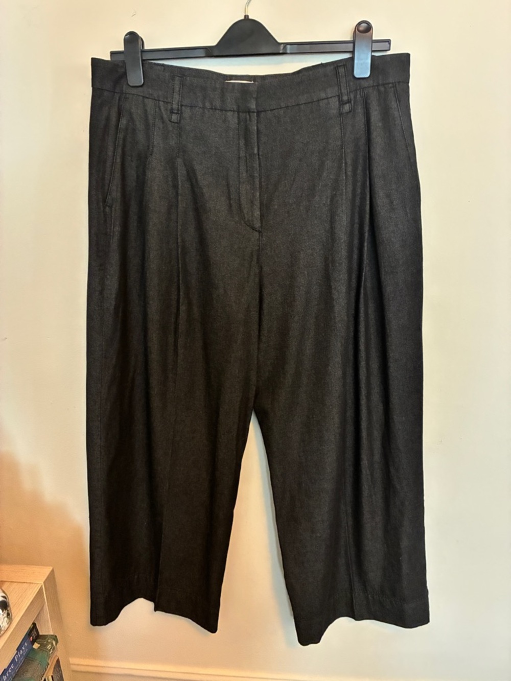 Jigsaw Black Denim Trousers